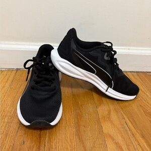 Unworn Black and White Athletic Sneakers
